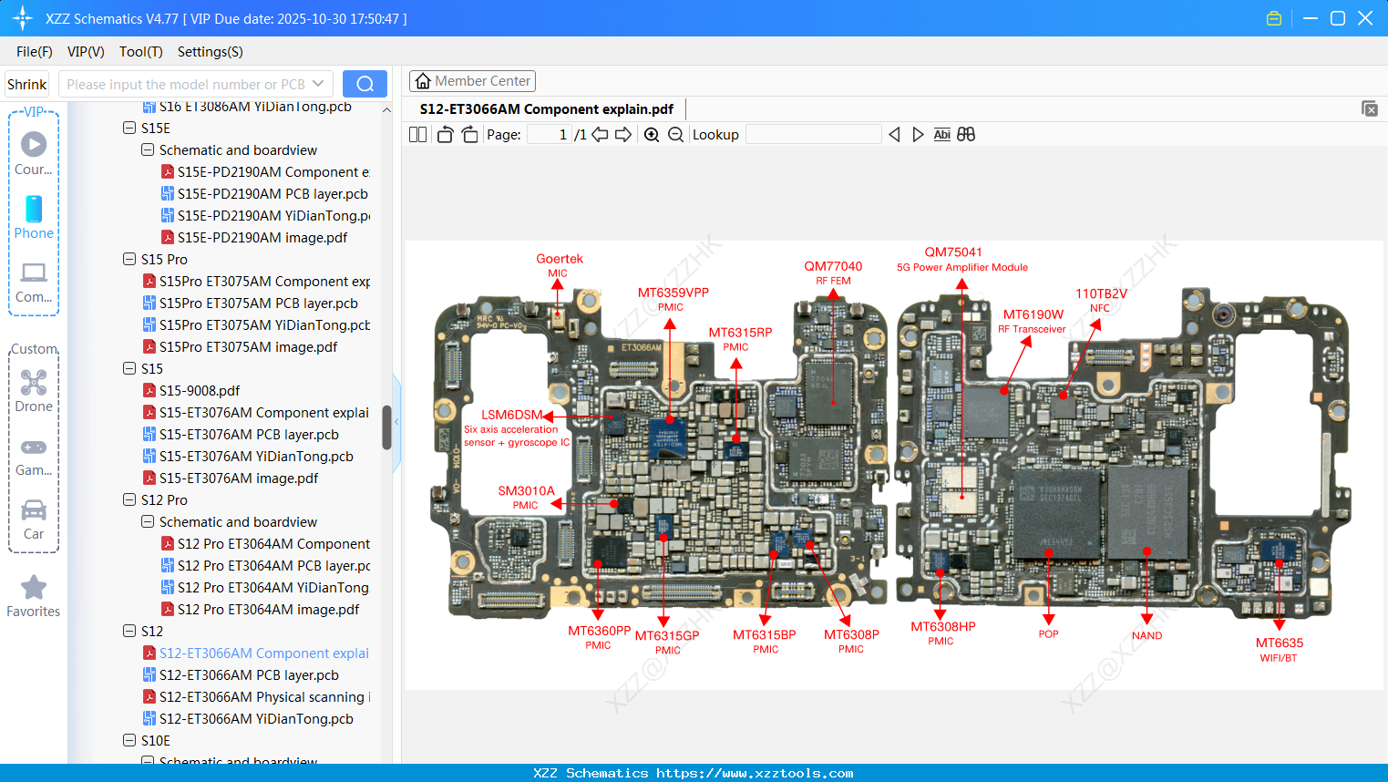 VIVO S12-ET3066AM Component Explain